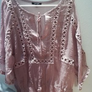 Daniel Rainn Purple Blouse Size L